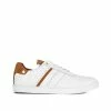 Goodwin Smith LADIES LOUISE WHITE TAN PLIMSOLL