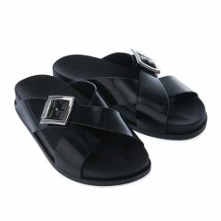 Goodwin Smith 13 Women's Zaxy Choice Slide Sandals in Black