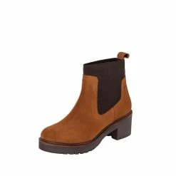 Goodwin Smith LADIES BECKY TAN SUEDE CHELSEA BOOT -Goodwin Smith 0f31aa77f3754814943a7eeb264adf88