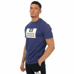 Men's Weekend Offender McMoney T-Shirt in Blue -Goodwin Smith 16002704088f49fca3cd528da1f25644