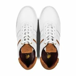 Goodwin Smith LADIES LOUISE WHITE TAN PLIMSOLL -Goodwin Smith 1845f024a9564581bb2fc8f07ca13813