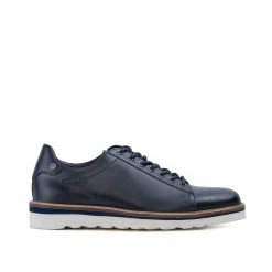 Goodwin Smith MENS DANTE NAVY WEDGE DERBY