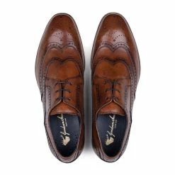 Goodwin Smith Mens Gs Daniel Tan Derby Brogue - Brown -Goodwin Smith 19 05189 w 5