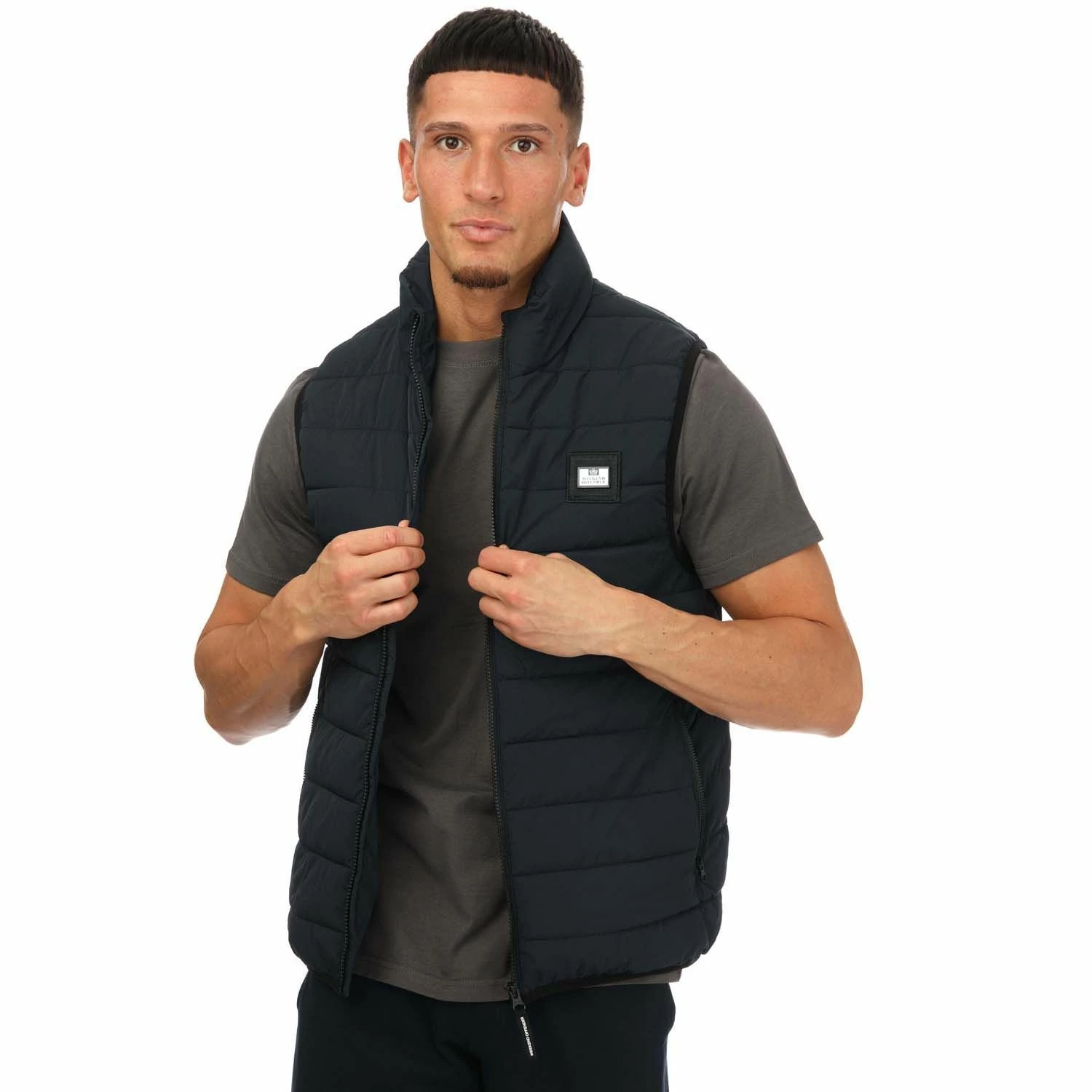 Men's Weekend Offender Jasper Padded Gilet in Navy 6 Men's Weekend Offender Jasper Padded Gilet in Navy - Image 4