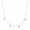 Necklace sterling silver rose gold zirconia white Glanzstücke München -Goodwin Smith 23af9ee9f9bf4dcfa87639d13db9784e