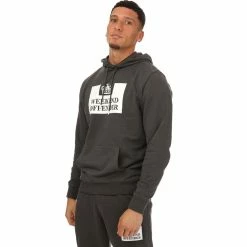 Men's Weekend Offender Logo Hoodie in Charcoal -Goodwin Smith 3adc38869d984afaba1edf79788ef5f0