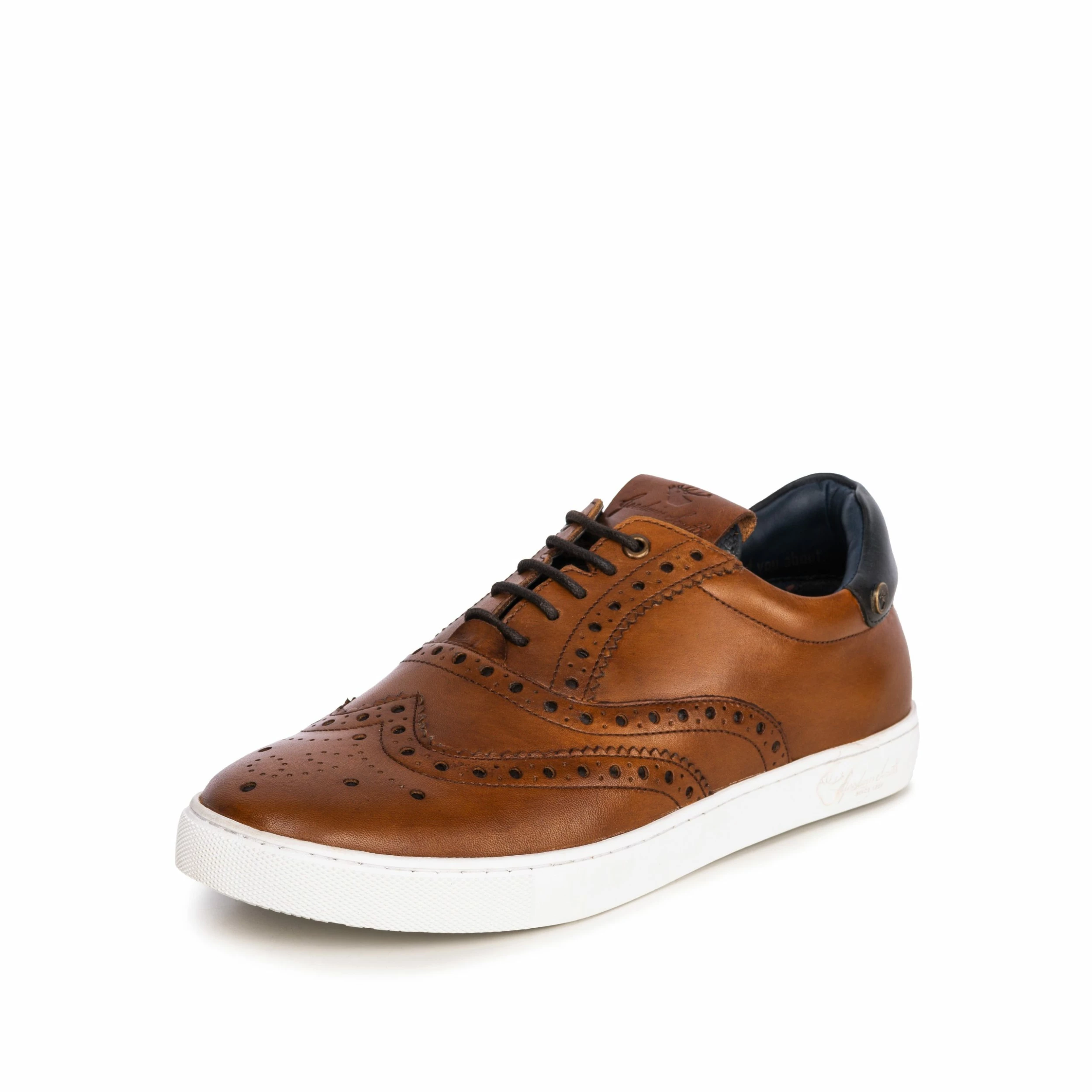 Goodwin Smith MENS CARLSON TAN BROGUE PLIMSOLL 4 Goodwin Smith MENS CARLSON TAN BROGUE PLIMSOLL - Image 2
