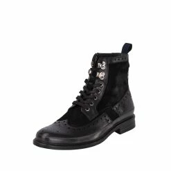 Goodwin Smith MENS DAVIS ARTISAN BLACK HEAVY BROGUE BOOT -Goodwin Smith 3b7f0add092c42b1a1df4c84df815471