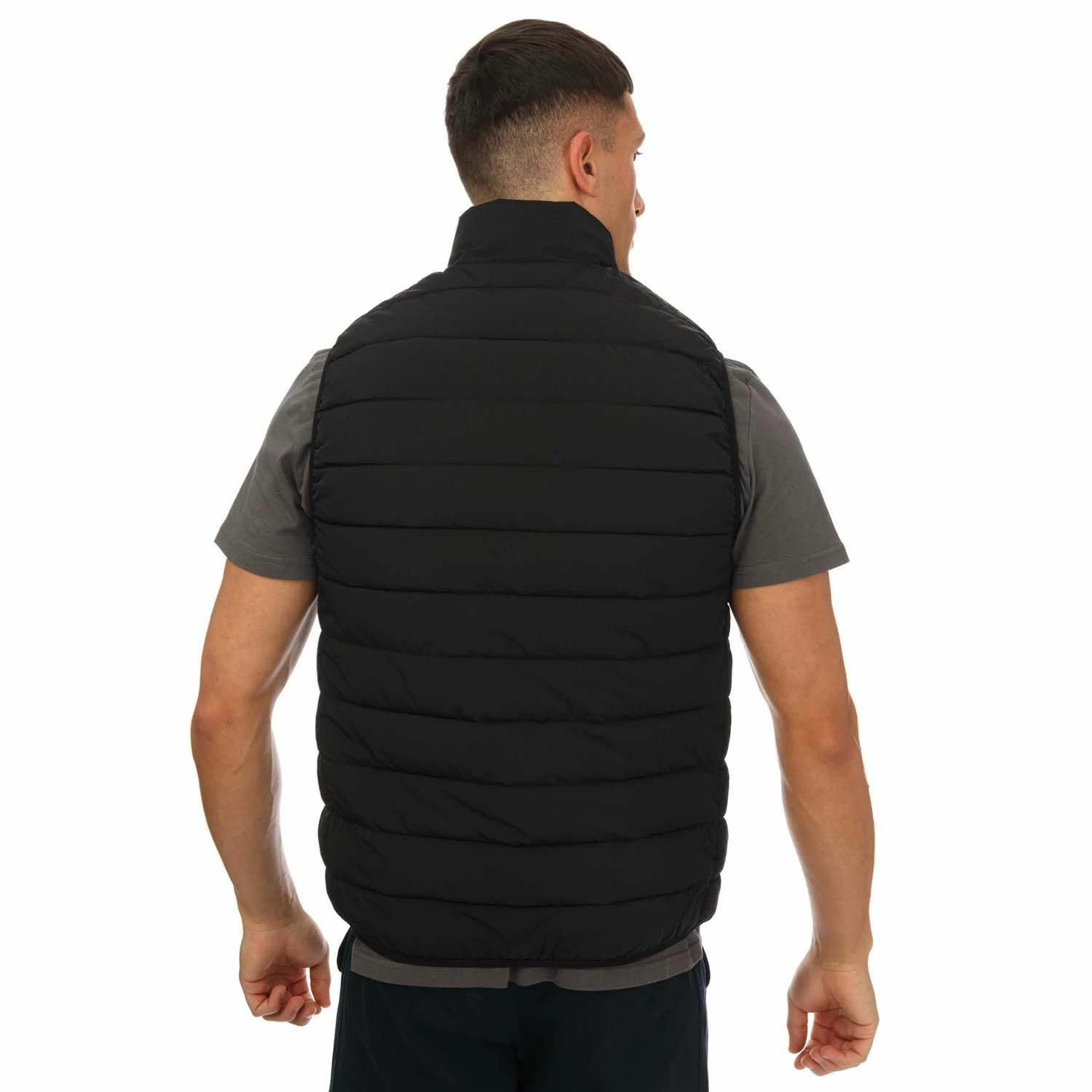 Men's Weekend Offender Jasper Padded Gilet in Black 4 Men's Weekend Offender Jasper Padded Gilet in Black - Image 2