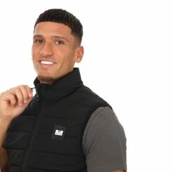 Men's Weekend Offender Jasper Padded Gilet in Black 12 Men's Weekend Offender Jasper Padded Gilet in Black -Goodwin Smith 43e8869c0286479c8150530c005bf298