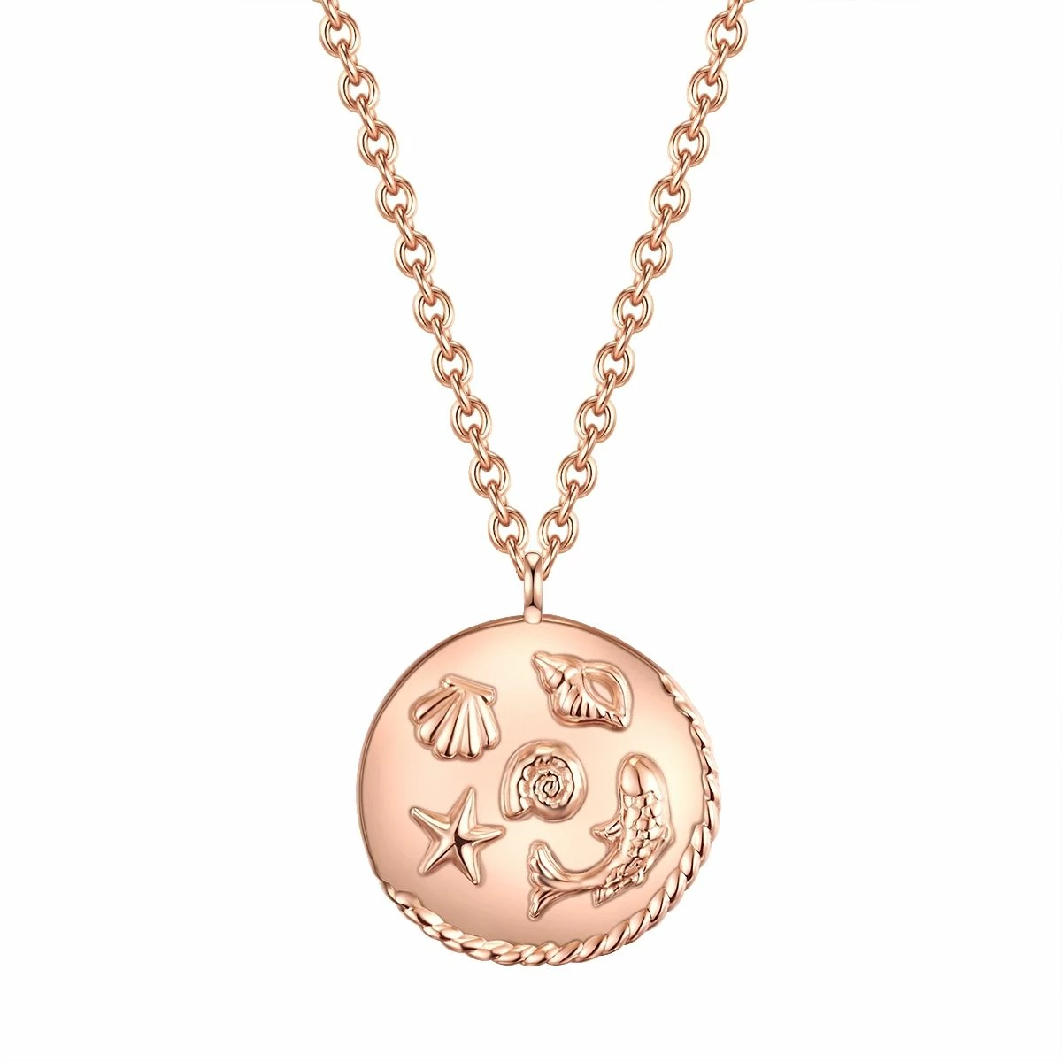 Necklace sterling silver rose gold Glanzstücke München 3 Necklace sterling silver rose gold Glanzstücke München