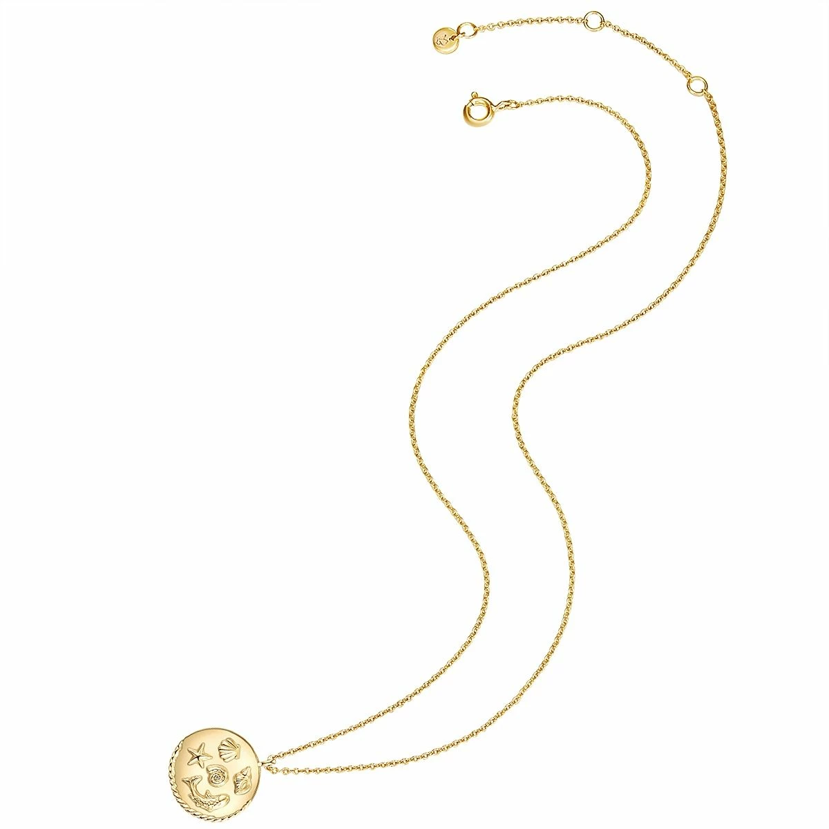 Necklace sterling silver yellow gold Glanzstücke München 5 Necklace sterling silver yellow gold Glanzstücke München - Image 3