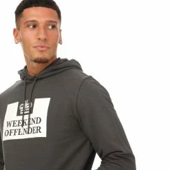 Men's Weekend Offender Logo Hoodie in Charcoal -Goodwin Smith 4fba4a49994c4d7092f86f8c6d1b34e4