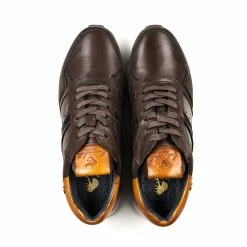 Goodwin Smith MENS DYLAN BROWN TRAINER -Goodwin Smith 547800a07bc64819b2ee72cbfcc59b35