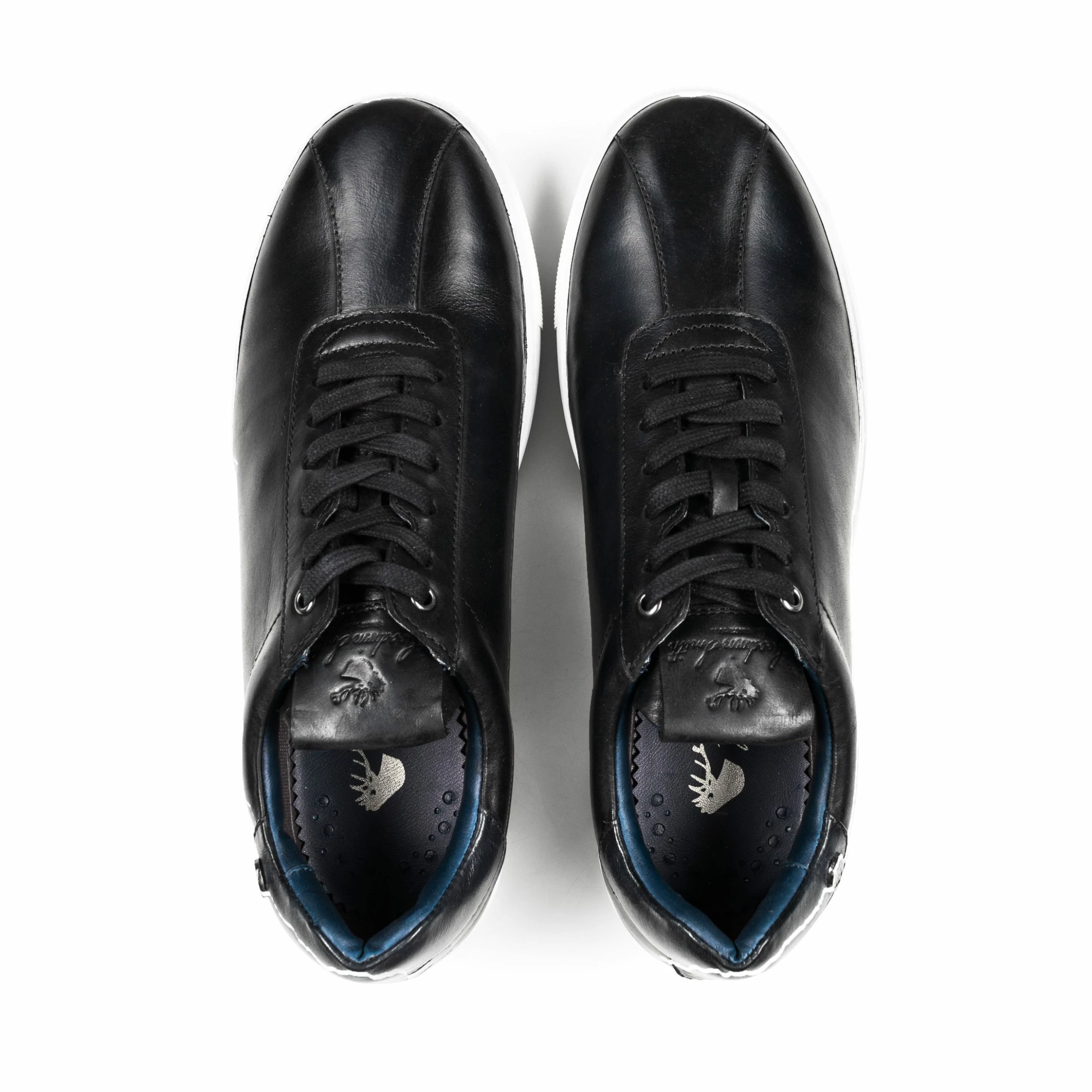 Goodwin Smith MENS LEWIS BLACK PLIMSOLL 7 Goodwin Smith MENS LEWIS BLACK PLIMSOLL - Image 5