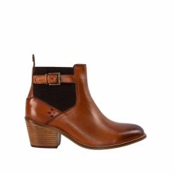 Goodwin Smith LADIES CHLOE TAN HEELED CHELSEA BOOT