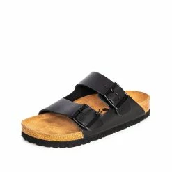 Goodwin Smith UNISEX HIBISCUS BLACK CORK SANDAL