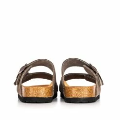 Goodwin Smith LADIES HIBISCUS KHAKI CORK SANDAL - Stone -Goodwin Smith 66379d16a0af4b91bdce95364b05650a