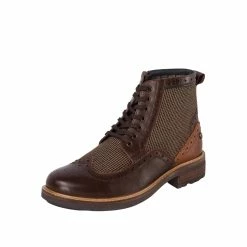 Goodwin Smith MENS SHERWOOD BROWN TWILL BOOT -Goodwin Smith 67156e7af983447cb72eea548df33e22
