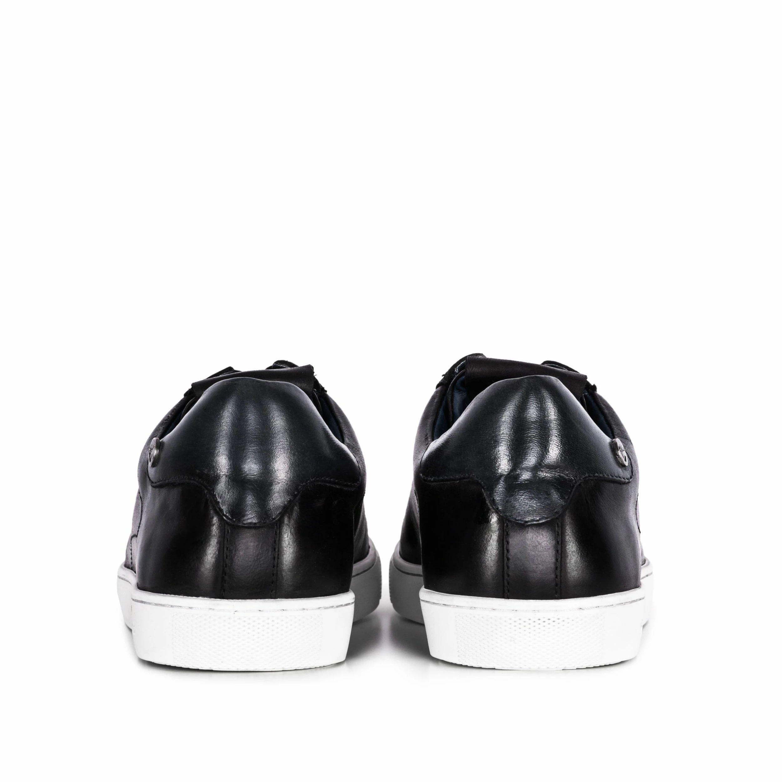 Goodwin Smith MENS LEWIS BLACK PLIMSOLL 4 Goodwin Smith MENS LEWIS BLACK PLIMSOLL - Image 2