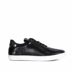 Goodwin Smith MENS LEWIS BLACK PLIMSOLL