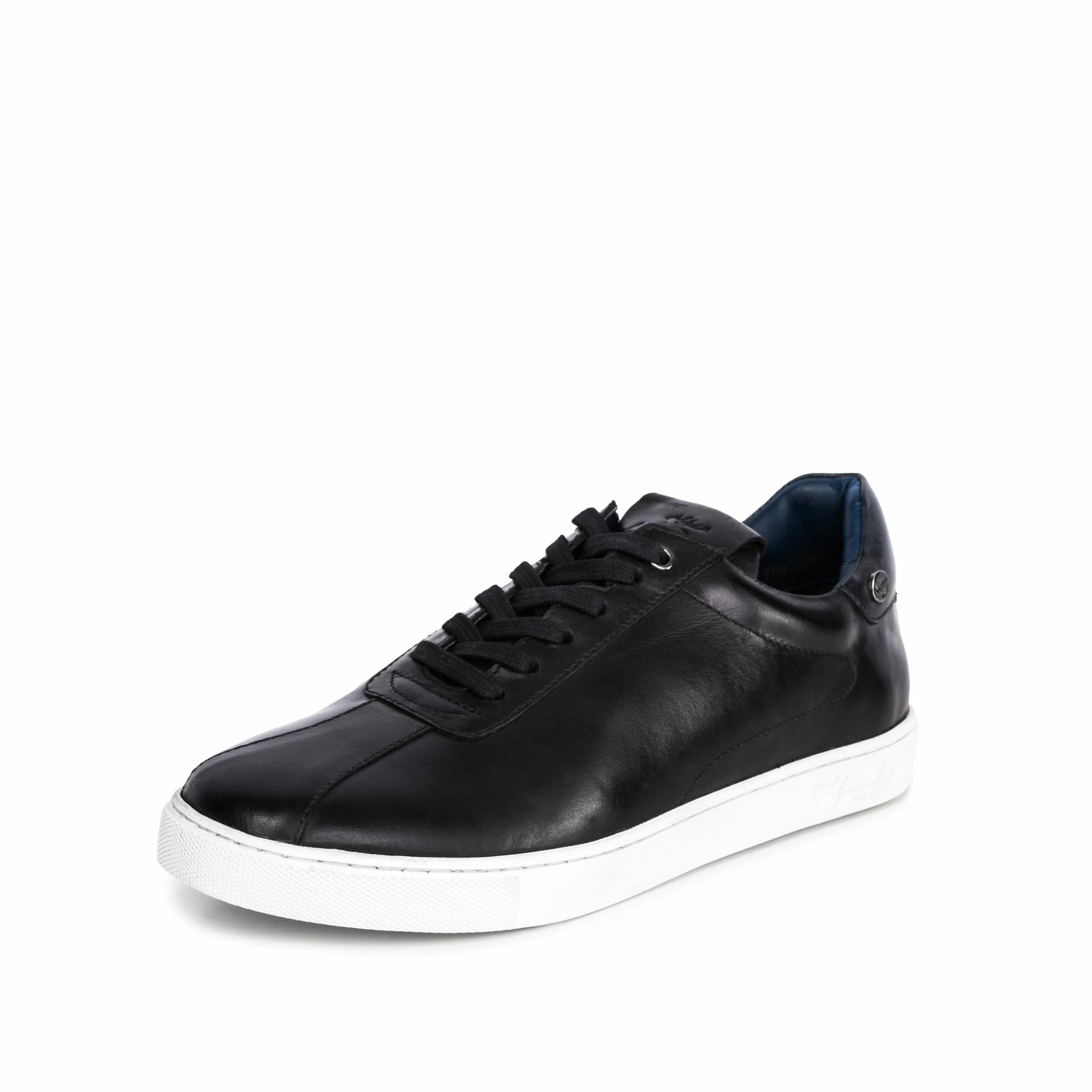 Goodwin Smith MENS LEWIS BLACK PLIMSOLL 6 Goodwin Smith MENS LEWIS BLACK PLIMSOLL - Image 4
