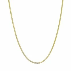 Necklace sterling silver yellow gold zirconia white Glanzstücke München