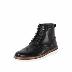 Goodwin Smith MENS LINTON BLACK BROGUE BOOT -Goodwin Smith 7b6964ba00cb4c1784e9af2728a30ac9