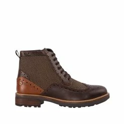Goodwin Smith MENS SHERWOOD BROWN TWILL BOOT
