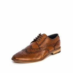 Goodwin Smith MENS FELIX TAN DERBY BROGUE -Goodwin Smith 948bb9e4f2524f0188de77a9eb76dc76