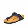 Goodwin Smith Ladies Lotus Navy Cork Toe Post -Goodwin Smith 96c74afa93314bbebb4f74b0c49bd4dd
