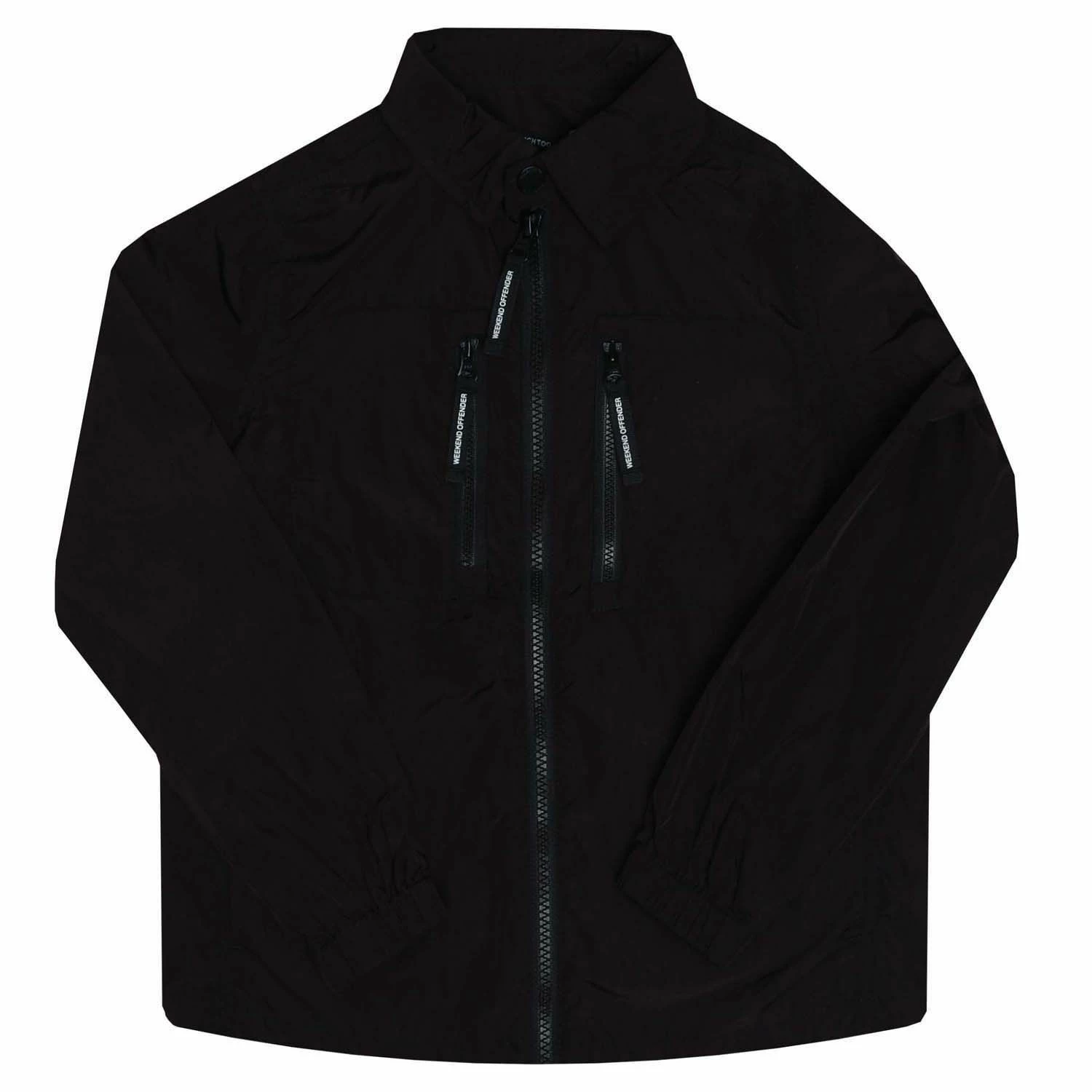 Boy's Weekend Offender Junior Nicky Eyes Overshirt in Black 3 Boy's Weekend Offender Junior Nicky Eyes Overshirt in Black