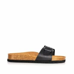 Goodwin Smith Ladies Ivy Black Cork Sandal -Goodwin Smith a0b780dce23849acae0e9062dfa43379