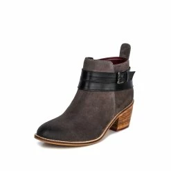 Goodwin Smith LADIES LILY GREY SUEDE STRAP BOOT -Goodwin Smith a0da9d9514ed4b0095ffa948f19ede1d