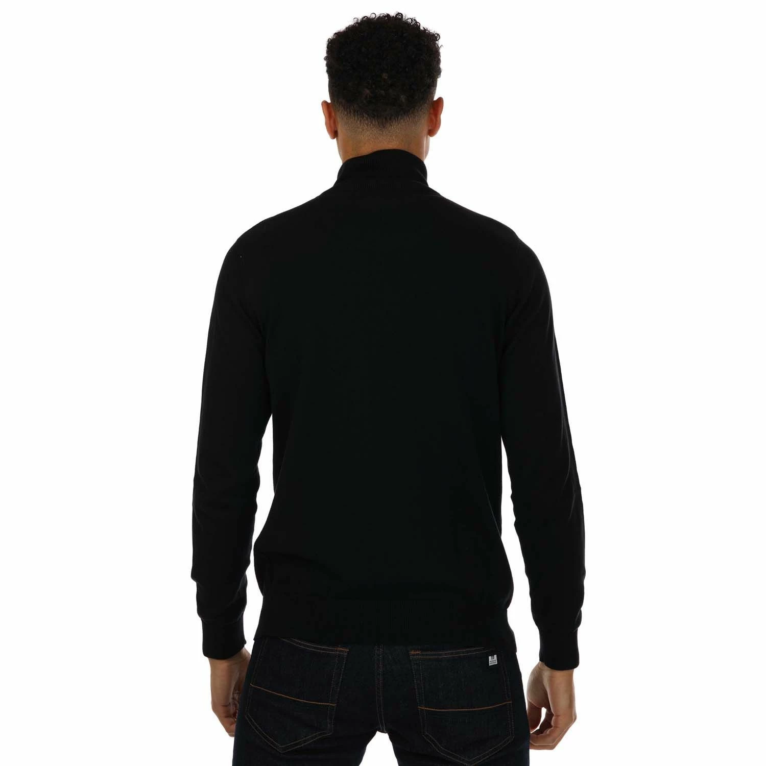 Men's Weekend Offender Vandium 1/4 Zip Knit in Black 4 Men's Weekend Offender Vandium 1/4 Zip Knit in Black - Image 2