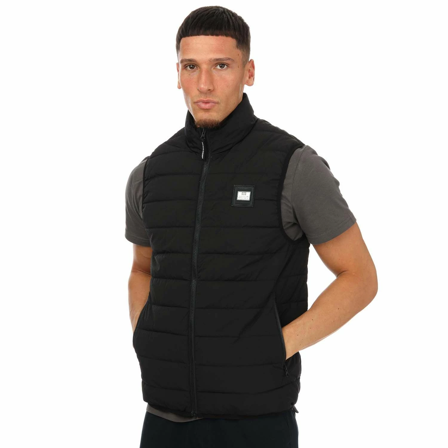 Men's Weekend Offender Jasper Padded Gilet in Black 3 Men's Weekend Offender Jasper Padded Gilet in Black