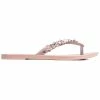 Zaxy Flower Shine Thong Sandals - Pink -Goodwin Smith b8e3d0a78cfd43588b27d97a6c3b6485