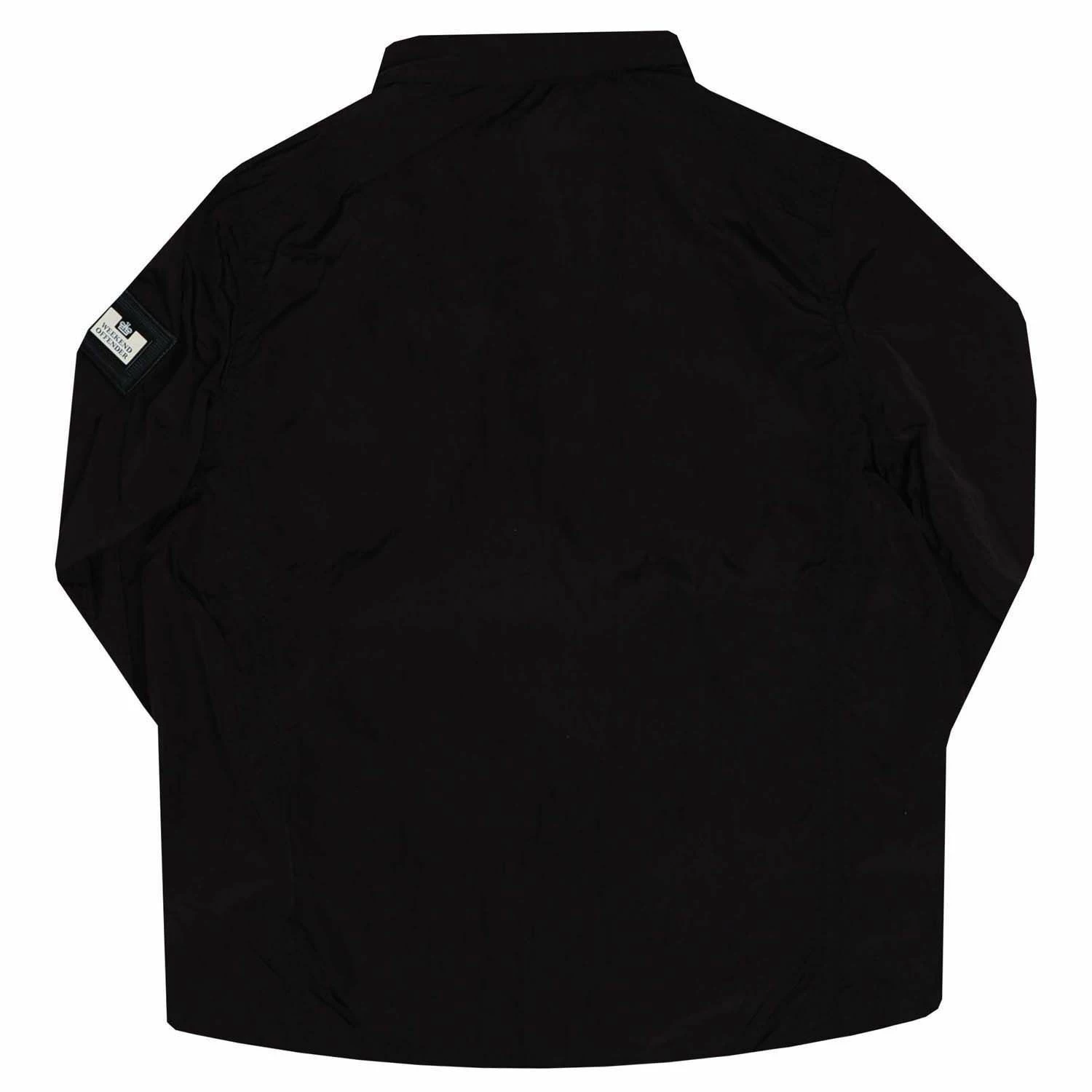 Boy's Weekend Offender Junior Nicky Eyes Overshirt in Black 4 Boy's Weekend Offender Junior Nicky Eyes Overshirt in Black - Image 2