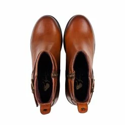 Goodwin Smith Ladies Dita Tan Strap Boot - Brown -Goodwin Smith bb2083661b484448aa0f4df49a83c69f