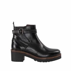 Goodwin Smith LADIES DITA BLACK STRAP BOOT