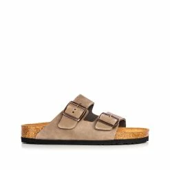 Goodwin Smith LADIES HIBISCUS KHAKI CORK SANDAL - Stone -Goodwin Smith bdd7eda0b4d847808e6d69aec6ef6133