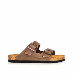 Goodwin Smith MENS HIBISCUS BROWN NUBUCK CORK SANDAL -Goodwin Smith c2ddcfcfa5ac4556b5dc2fbbc8a5c5c0