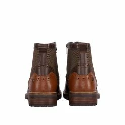 Goodwin Smith MENS SHERWOOD BROWN TWILL BOOT -Goodwin Smith d0f3d5ac90f24b318032d1ce377288b7