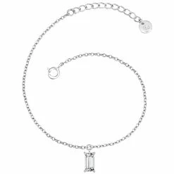 Bracelet sterling silver zirconia white Glanzstücke München