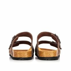 Goodwin Smith MENS HIBISCUS BROWN NUBUCK CORK SANDAL -Goodwin Smith dee67d8c455b4411ba3d681e83747978