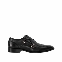 Goodwin Smith Mens Miles Black Monk Strap