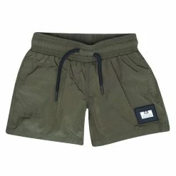 Boy's Weekend Offender Junior Stack Shorts in Green