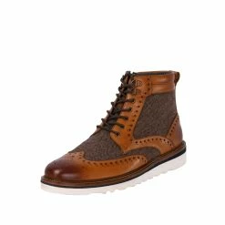Goodwin Smith MENS LINWOOD TAN BROGUE BOOT -Goodwin Smith f2b4d7d9ad9f4bc39f75c7ecf2016a34