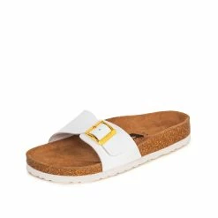 Goodwin Smith Ladies Ivy White Cork Sandal