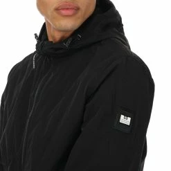 Men's Weekend Offender Parachute Jacket in Black -Goodwin Smith fa31617262a840969e1aa16cf11132eb